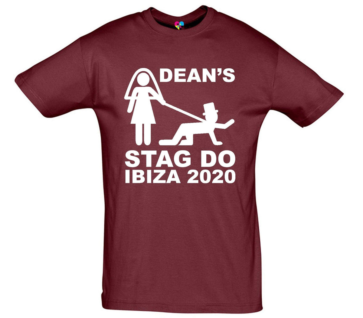 Custom Stag Do Printed T Shirt Mr Wings Emporium
