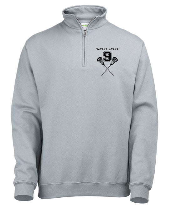 Support Wavey Davey Printed Quarter Zip Sweatshirt