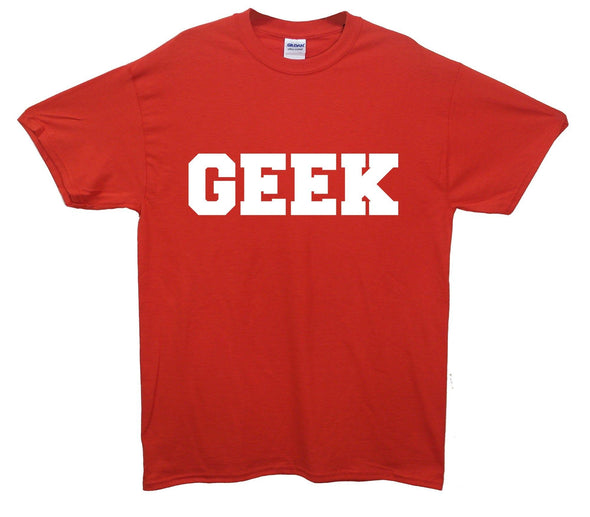 Geek Printed T-Shirt - Mr Wings Emporium 