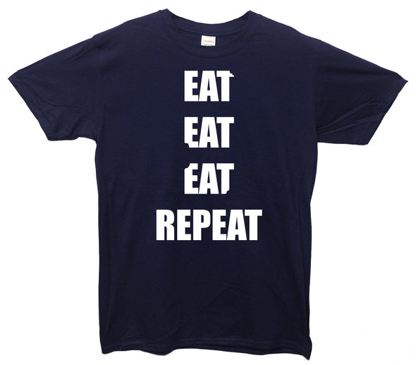 Fatboy Slim Eat Repeat Printed T-Shirt - Mr Wings Emporium 