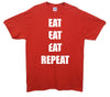 Fatboy Slim Eat Repeat Printed T-Shirt - Mr Wings Emporium 