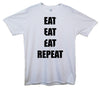 Fatboy Slim Eat Repeat Printed T-Shirt - Mr Wings Emporium 