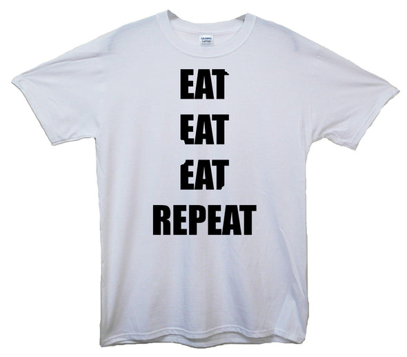 Fatboy Slim Eat Repeat Printed T-Shirt - Mr Wings Emporium 