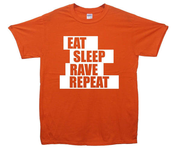 Fatboy Slim Eat Sleep Rave Repeat Printed T-Shirt - Mr Wings Emporium 