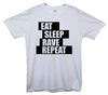 Fatboy Slim Eat Sleep Rave Repeat Printed T-Shirt - Mr Wings Emporium 