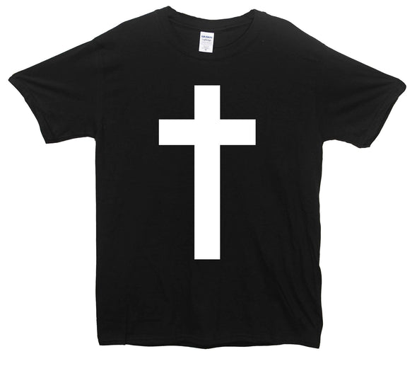 Cross Printed T-Shirt - Mr Wings Emporium 