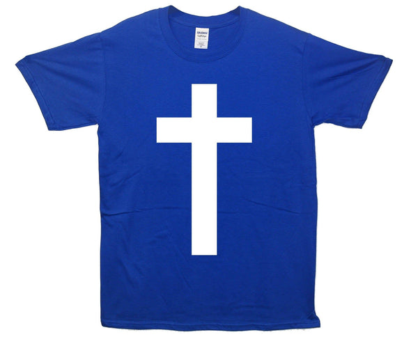 Cross Printed T-Shirt - Mr Wings Emporium 
