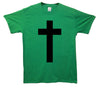Cross Printed T-Shirt - Mr Wings Emporium 