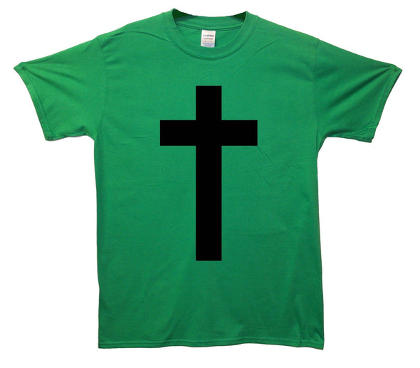 Cross Printed T-Shirt - Mr Wings Emporium 