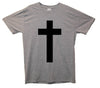 Cross Printed T-Shirt - Mr Wings Emporium 