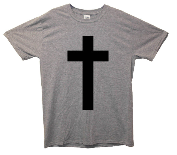 Cross Printed T-Shirt - Mr Wings Emporium 