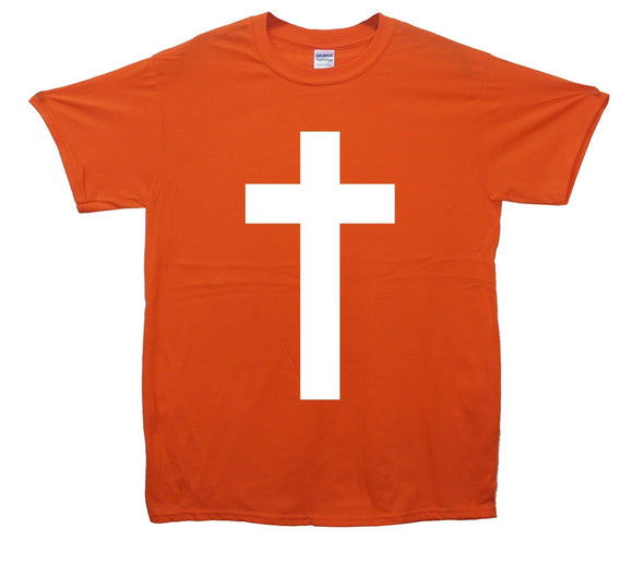 Cross Printed T-Shirt - Mr Wings Emporium 