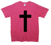 Cross Printed T-Shirt - Mr Wings Emporium 
