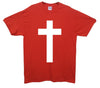 Cross Printed T-Shirt - Mr Wings Emporium 