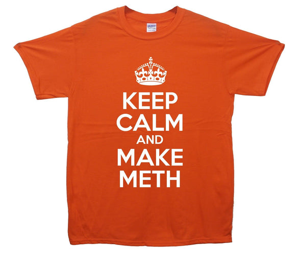 Breaking Bad Keep Calm And Make Meth Printed T-Shirt - Mr Wings Emporium 