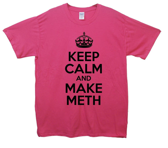 Breaking Bad Keep Calm And Make Meth Printed T-Shirt - Mr Wings Emporium 