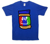 Happy Jif Peanut Butter Printed T-Shirt - Mr Wings Emporium 