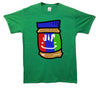 Happy Jif Peanut Butter Printed T-Shirt - Mr Wings Emporium 