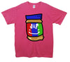 Happy Jif Peanut Butter Printed T-Shirt - Mr Wings Emporium 