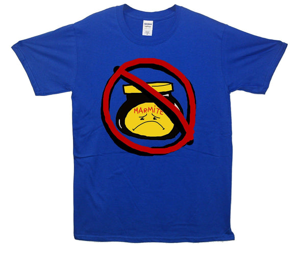 Hate Marmite Sad Face Printed T-Shirt - Mr Wings Emporium 