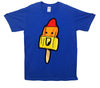 Happy Rocket Ice Lolly Printed T-Shirt - Mr Wings Emporium 