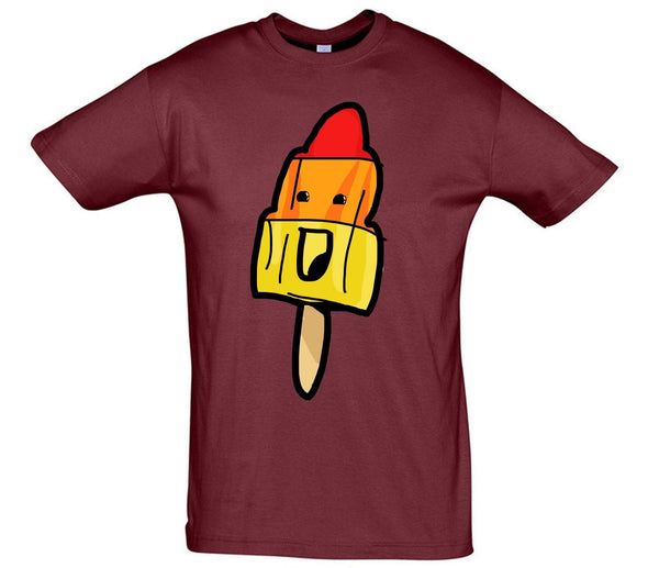 Happy Rocket Ice Lolly Printed T-Shirt - Mr Wings Emporium 