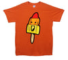 Happy Rocket Ice Lolly Printed T-Shirt - Mr Wings Emporium 