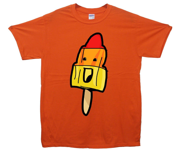 Happy Rocket Ice Lolly Printed T-Shirt - Mr Wings Emporium 