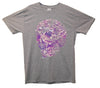 Floral Skull Printed T-Shirt - Mr Wings Emporium 