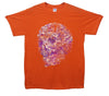 Floral Skull Printed T-Shirt - Mr Wings Emporium 