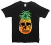 Cool Pineapple Skull Printed T-Shirt - Mr Wings Emporium 