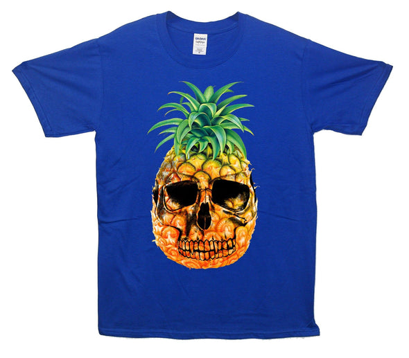 Cool Pineapple Skull Printed T-Shirt - Mr Wings Emporium 