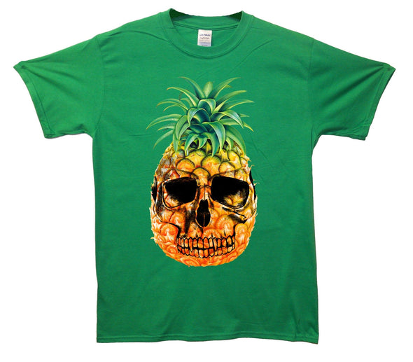 Cool Pineapple Skull Printed T-Shirt - Mr Wings Emporium 