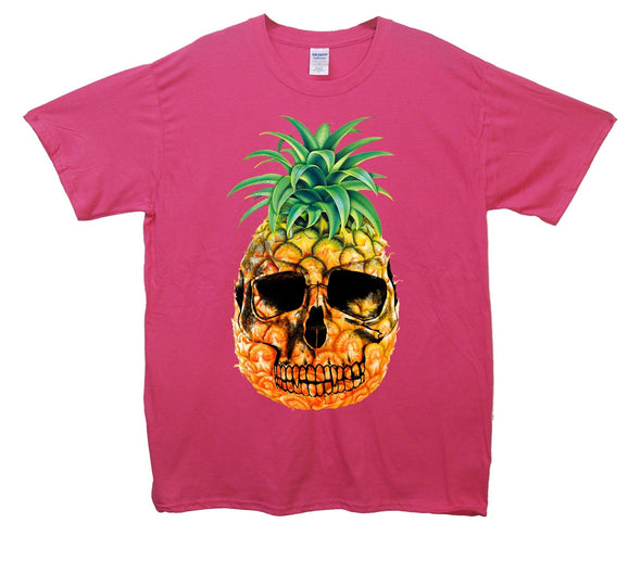 Cool Pineapple Skull Printed T-Shirt - Mr Wings Emporium 