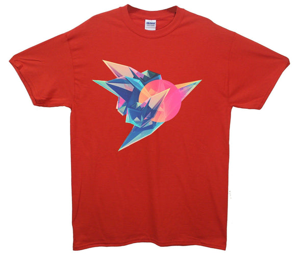 Colourful Geometry Printed T-Shirt - Mr Wings Emporium 