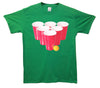 Beer Pong Printed T-Shirt - Mr Wings Emporium 