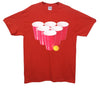 Beer Pong Printed T-Shirt - Mr Wings Emporium 