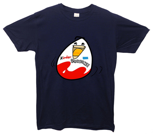 Happy Kinder Egg Printed T-Shirt - Mr Wings Emporium 