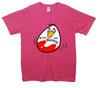 Happy Kinder Egg Printed T-Shirt - Mr Wings Emporium 