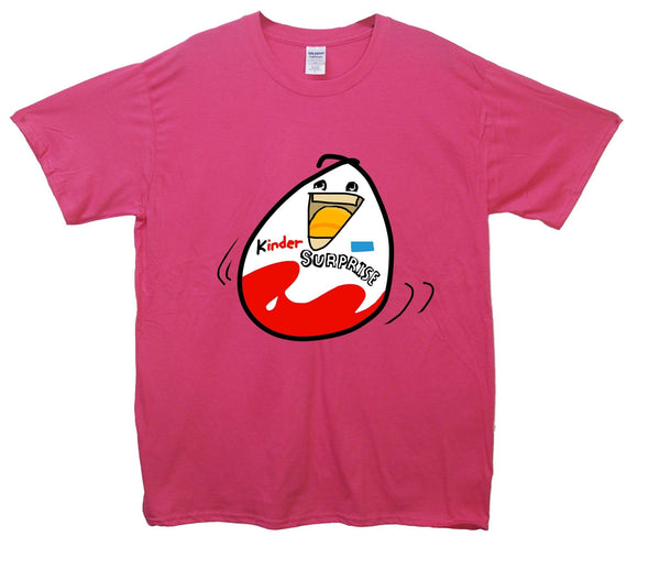 Happy Kinder Egg Printed T-Shirt - Mr Wings Emporium 