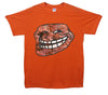 Floral Troll Face Printed T-Shirt - Mr Wings Emporium 