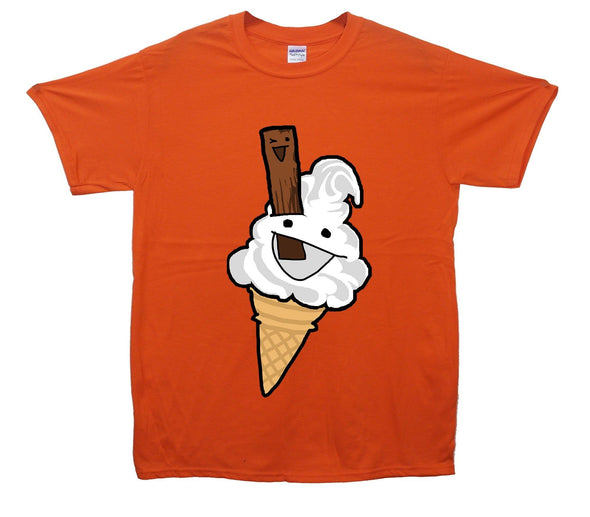 Happy 99 Ice Cream Printed T-Shirt - Mr Wings Emporium 