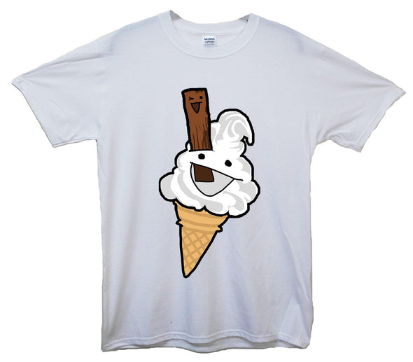 Happy 99 Ice Cream Printed T-Shirt - Mr Wings Emporium 