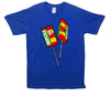 Happy Drumstick Lolly Printed T-Shirt - Mr Wings Emporium 
