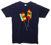 Happy Drumstick Lolly Printed T-Shirt - Mr Wings Emporium 