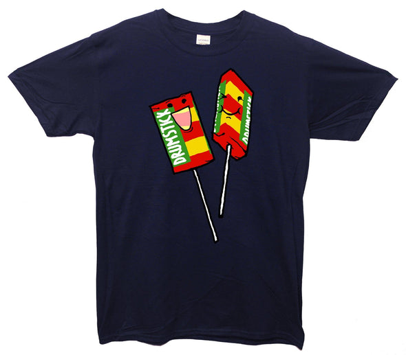 Happy Drumstick Lolly Printed T-Shirt - Mr Wings Emporium 