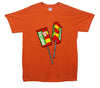 Happy Drumstick Lolly Printed T-Shirt - Mr Wings Emporium 