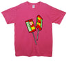 Happy Drumstick Lolly Printed T-Shirt - Mr Wings Emporium 