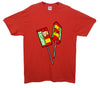 Happy Drumstick Lolly Printed T-Shirt - Mr Wings Emporium 