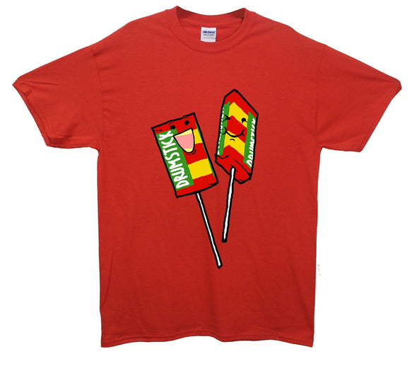 Happy Drumstick Lolly Printed T-Shirt - Mr Wings Emporium 